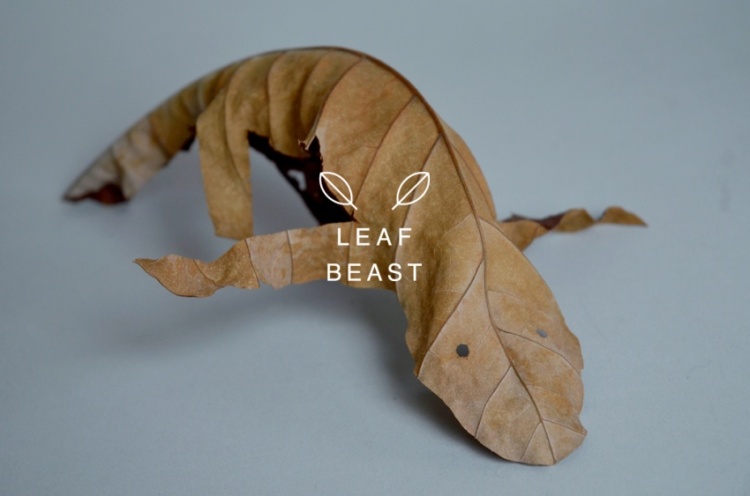 枯れ葉の動物「LEAF BEAST」